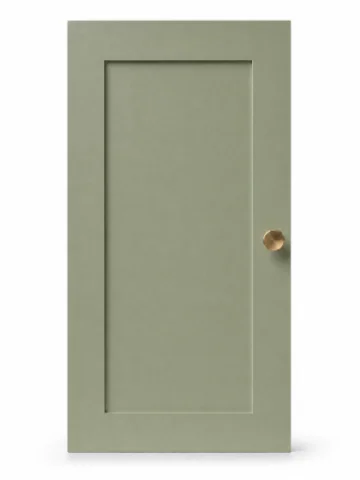 Charleston Glow Evergreen Fog Shaker cabinet door sample