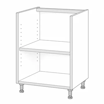 White cabinet box interior