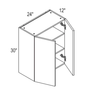 Melamine Shaker 24″ Regular Double Door Wall Cabinet