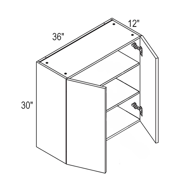 Melamine 36″ Regular Double Door Wall Cabinet