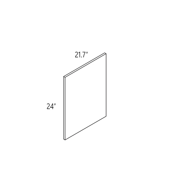 Melamine Shaker 21″ W End Panel