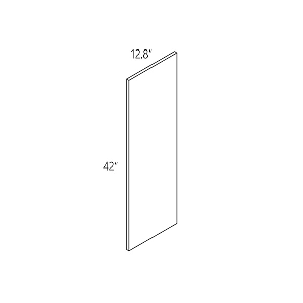 PET 12″ W × 42″ H End Panel