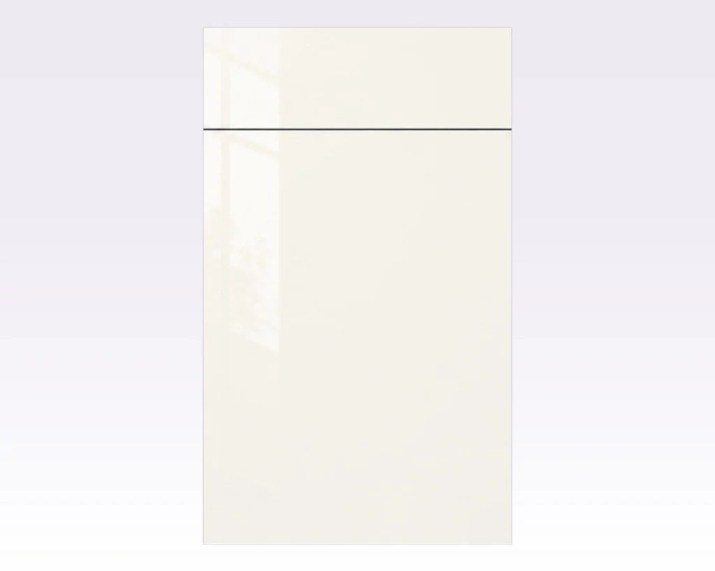 Pacific Shine Pure White Slab door sample swatch