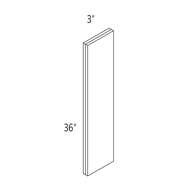 Melamine Shaker 3″*36″ Filler