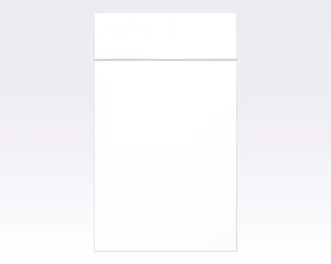 Avelora Glossy White Slab door swatch