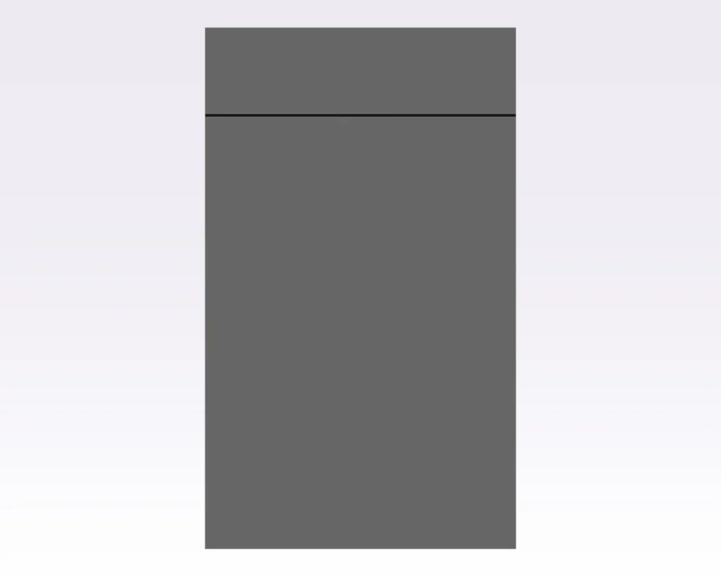 Avelora Matte Grey Slab Sample Door door sample