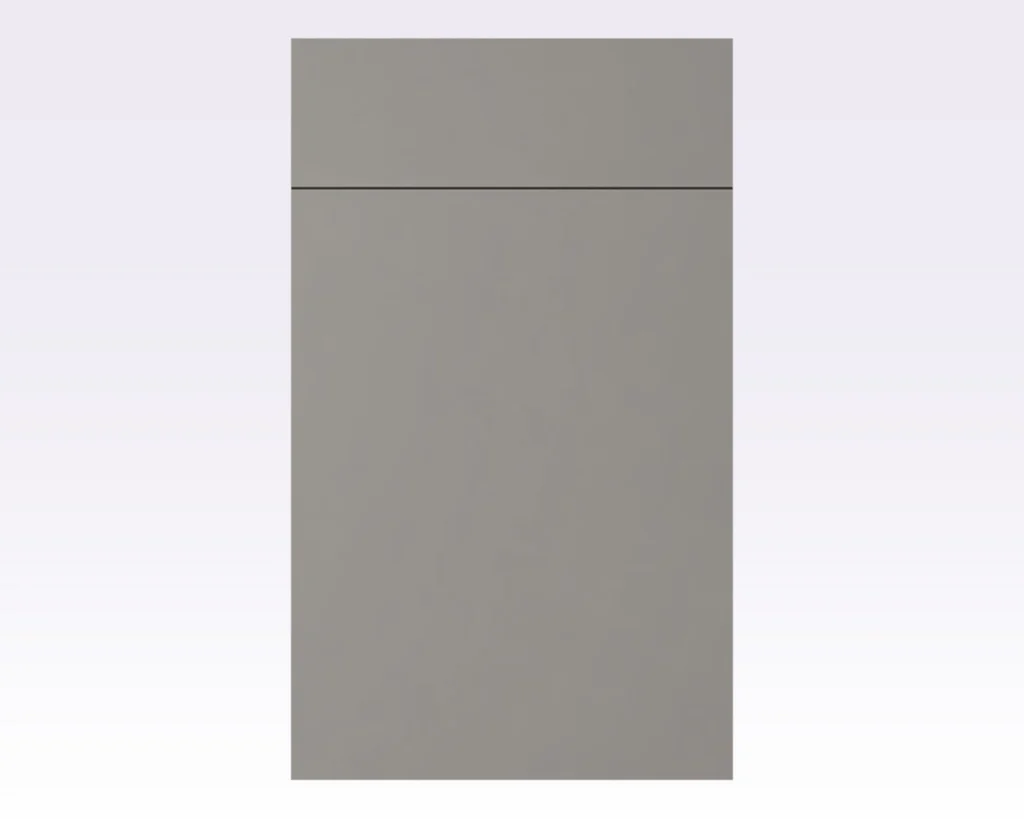 Bravelyn Glow Connected Gray Slab door sample swatch