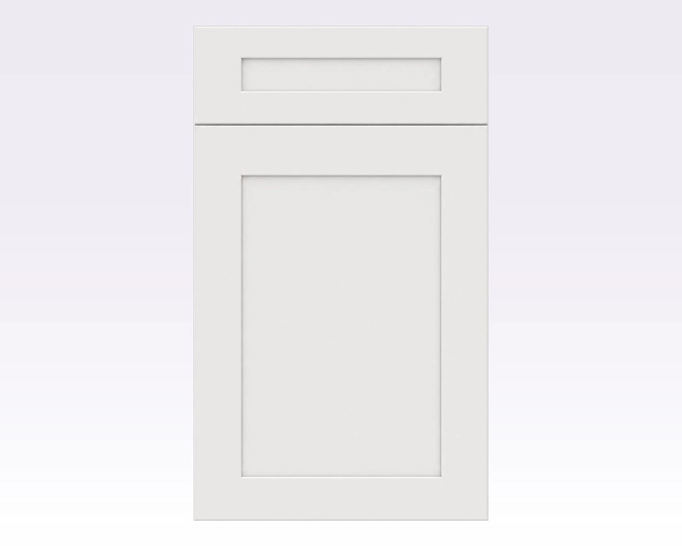 Everlyn White Shaker door sample