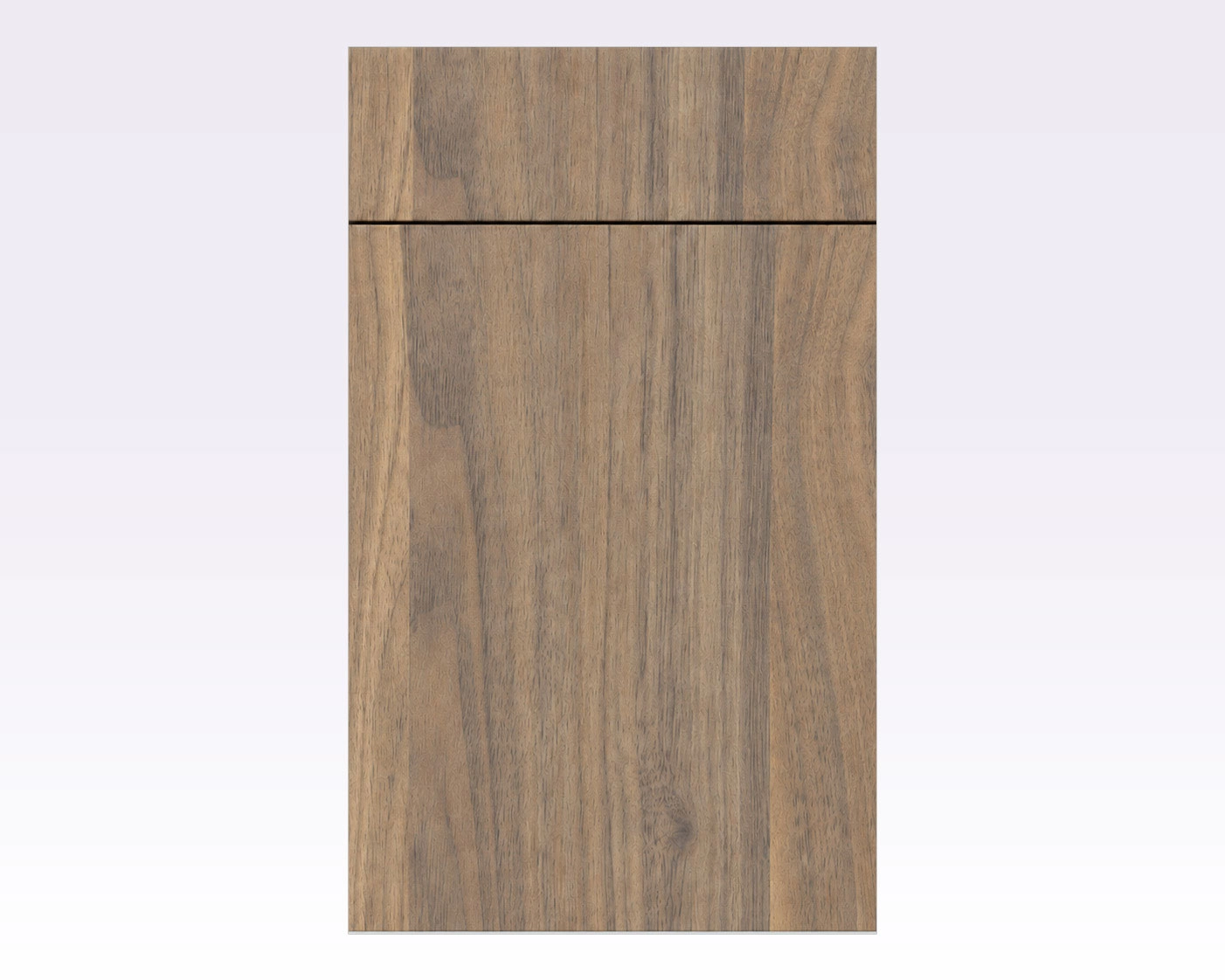 Oakmere Brown Walnut Slab door sample